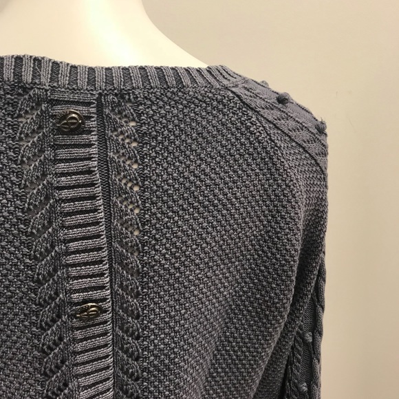 Mason Scotch Button Accent Pom Pom sweater - Picture 4 of 5